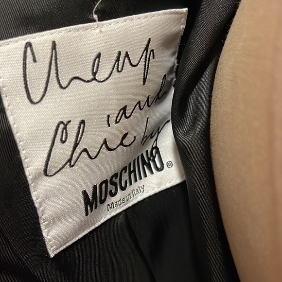 Moschino Cheap Chic Orange Black Velvet Blazer The Nanny - Picture 11 of 14